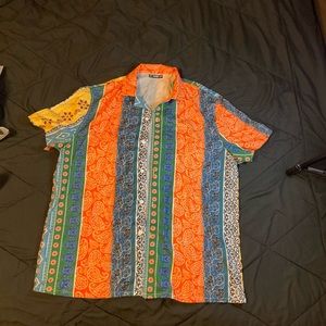 Trendy button down dress shirt